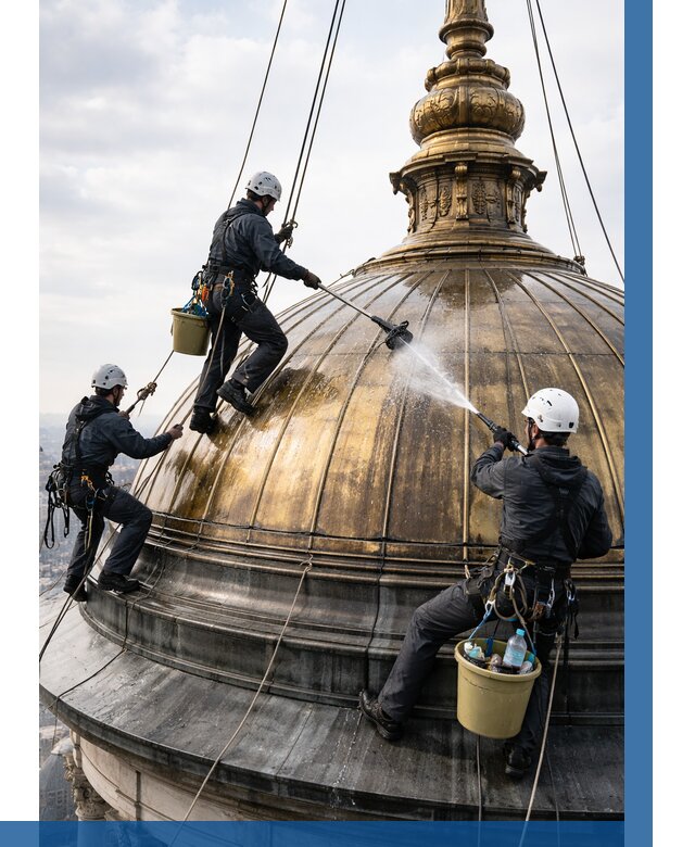Мойка куполов и шпилей в Миассе от 8136 р. - заказать | ВЫСОТНИК-Мсс