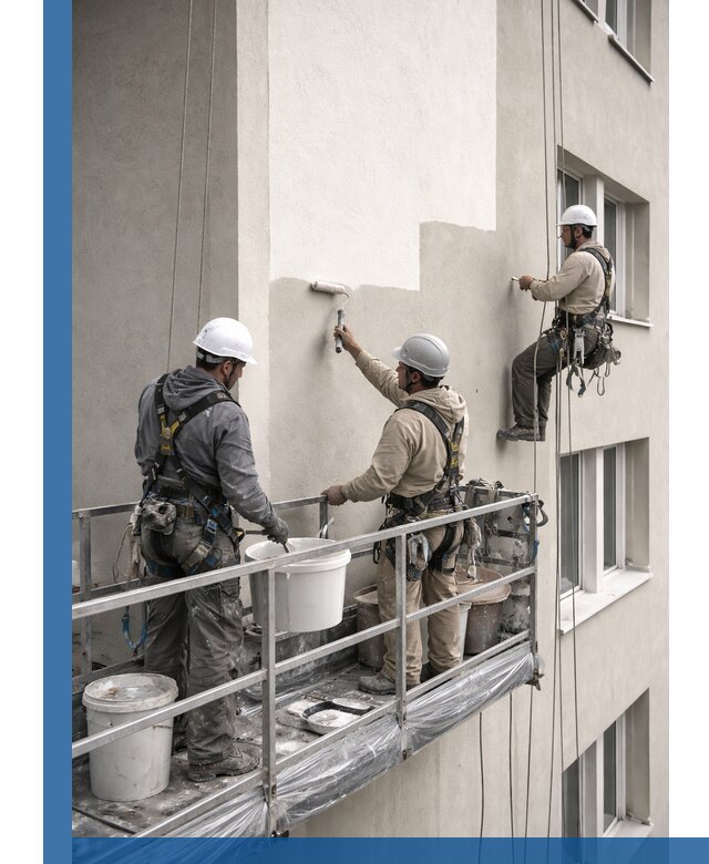 Покраска оштукатуренного фасада в Миассе под ключ с гарантией