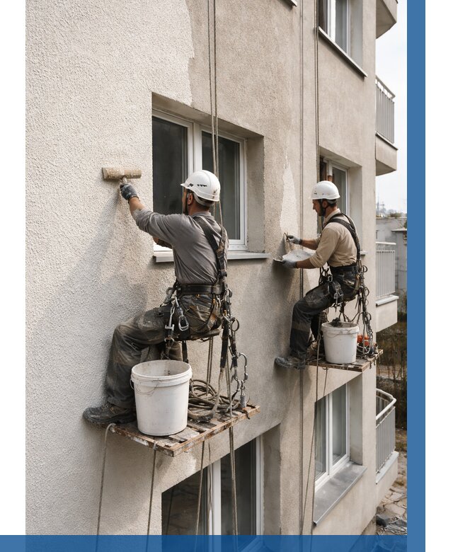 Нанесение короеда на фасад в Миассе от 458 р. | ВЫСОТНИК-Мсс