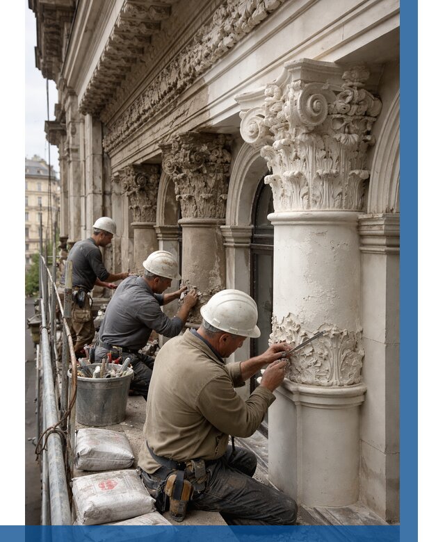 Реставрация фасадной лепнины в Миассе от 2543 р. | ВЫСОТНИК-Мсс