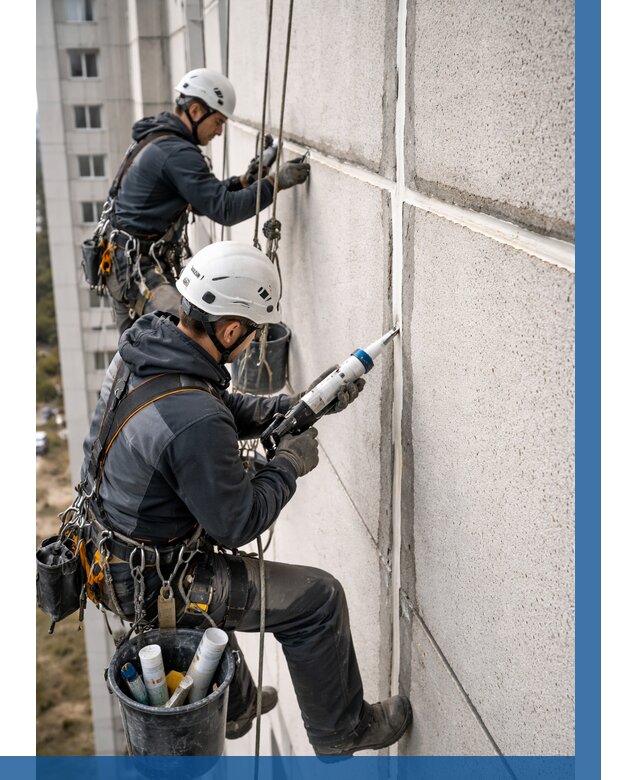 Герметизация межпанельных швов в Миассе от 712 р. | ВЫСОТНИК-Мсс