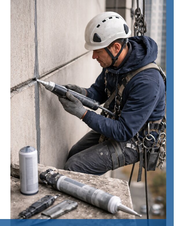 Вторичная герметизация швов в Миассе от 458 р. | ВЫСОТНИК-Мсс