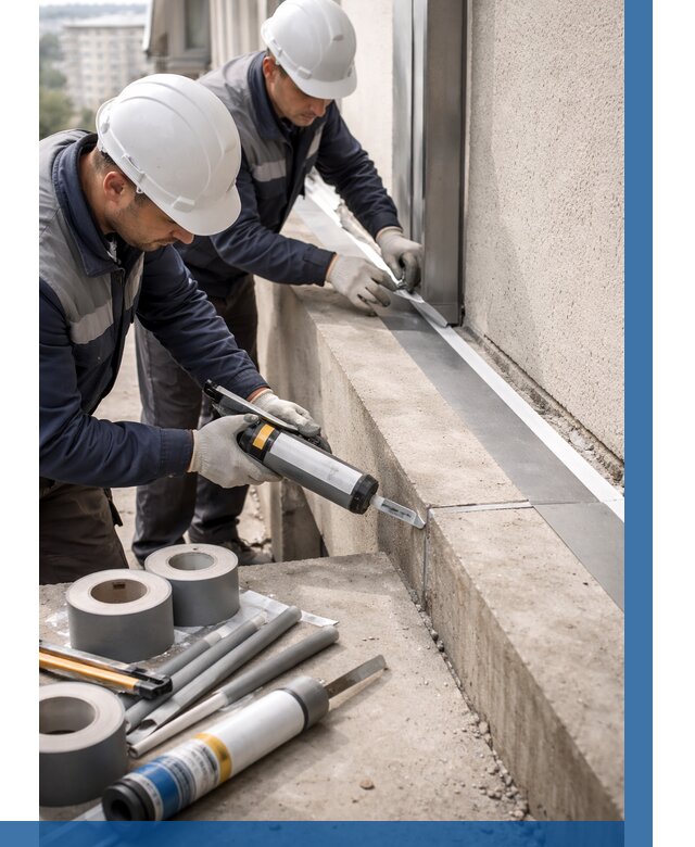 Герметизация примыкания балкона в Миассе от 4577 р. | ВЫСОТНИК-Мсс