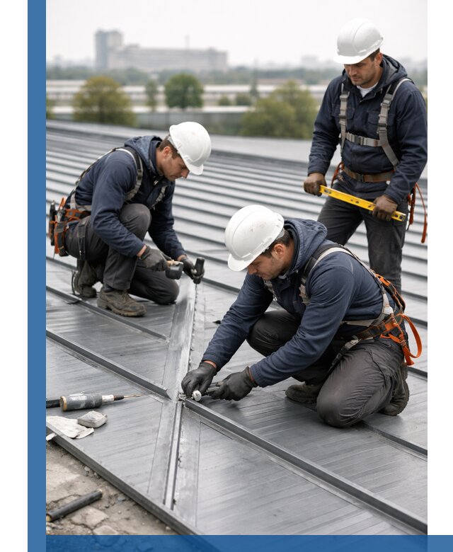 Ремонт фальцевой кровли в Миассе срочно и качественно