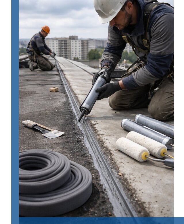 Герметизация швов кровли в Миассе с гарантией герметичности
