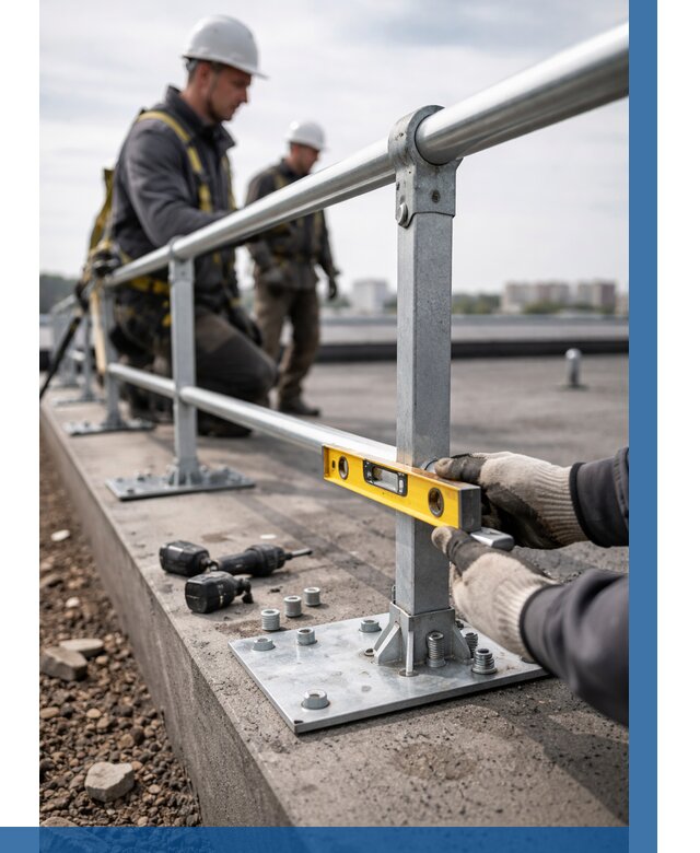 Монтаж кровельного ограждения в Миассе от 1220 р. | ВЫСОТНИК-Мсс