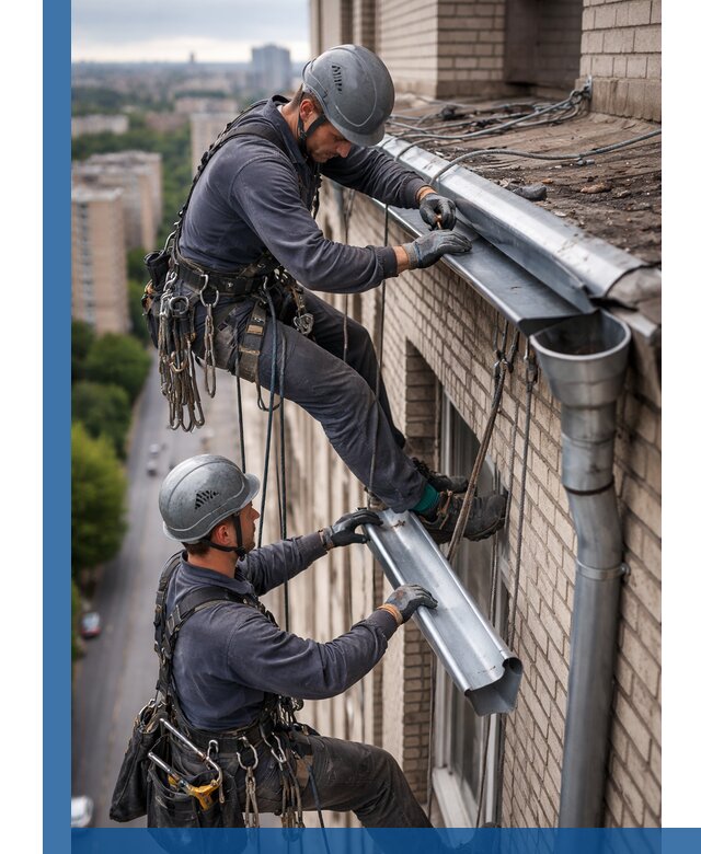 Ремонт водосточных желобов в Миассе, быстро и качественно