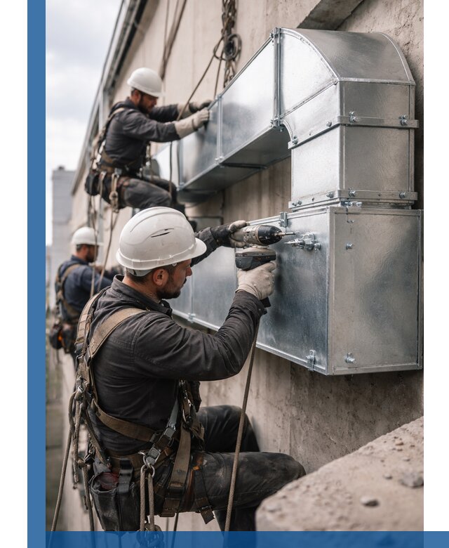 Профессиональный монтаж вентиляционных коробов в Миассе под ключ