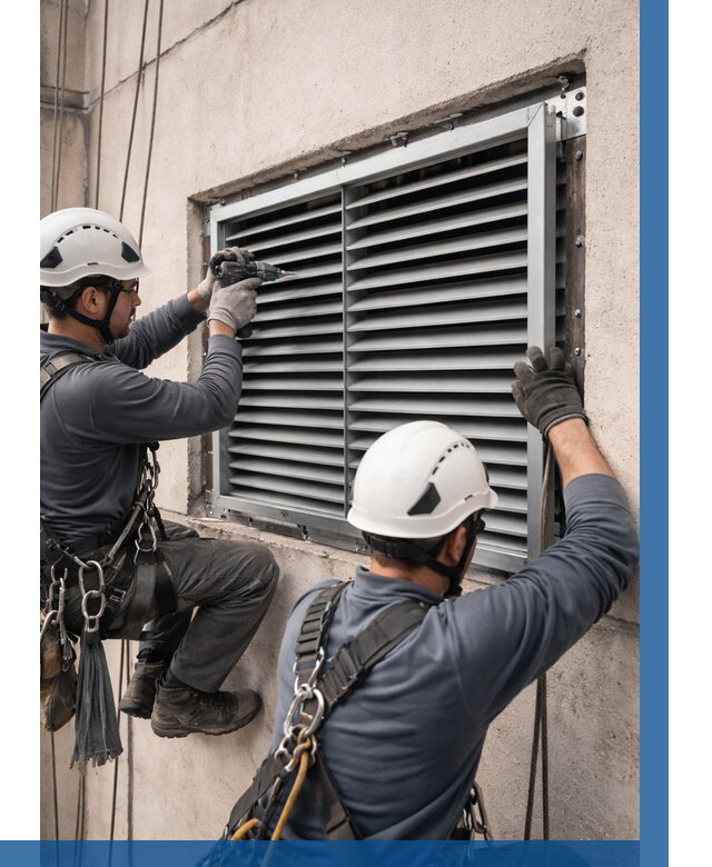 Монтаж вентиляционных решеток в Миассе от 4577 р. | ВЫСОТНИК-Мсс