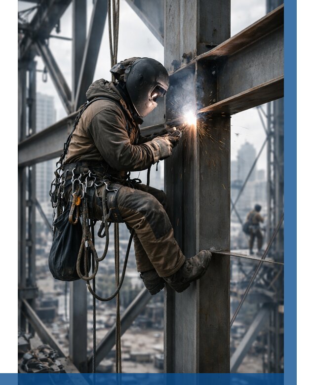 Высотные сварочные работы в Миассе от 3560 р. | ВЫСОТНИК-Мсс