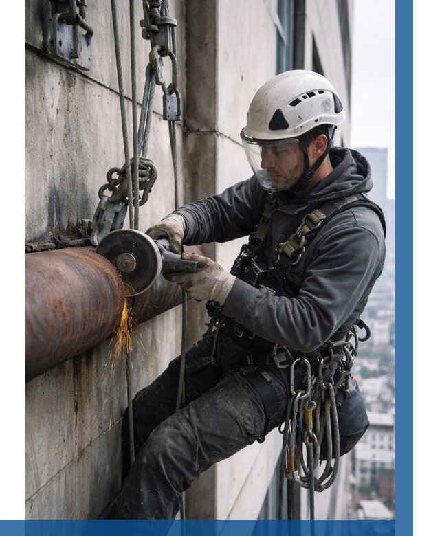 Резка металла на высоте в Миассе по цене от 4577 р. | ВЫСОТНИК-Мсс