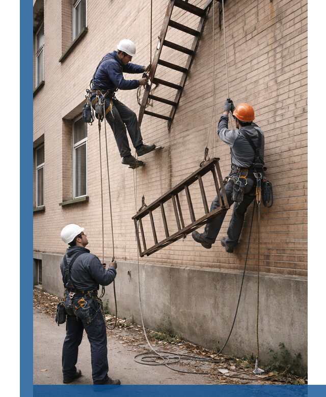 Демонтаж пожарной лестницы в Миассе быстро и безопасно