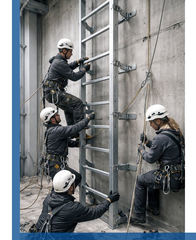 Монтаж металлических лестниц в Миассе под ключ со гарантией