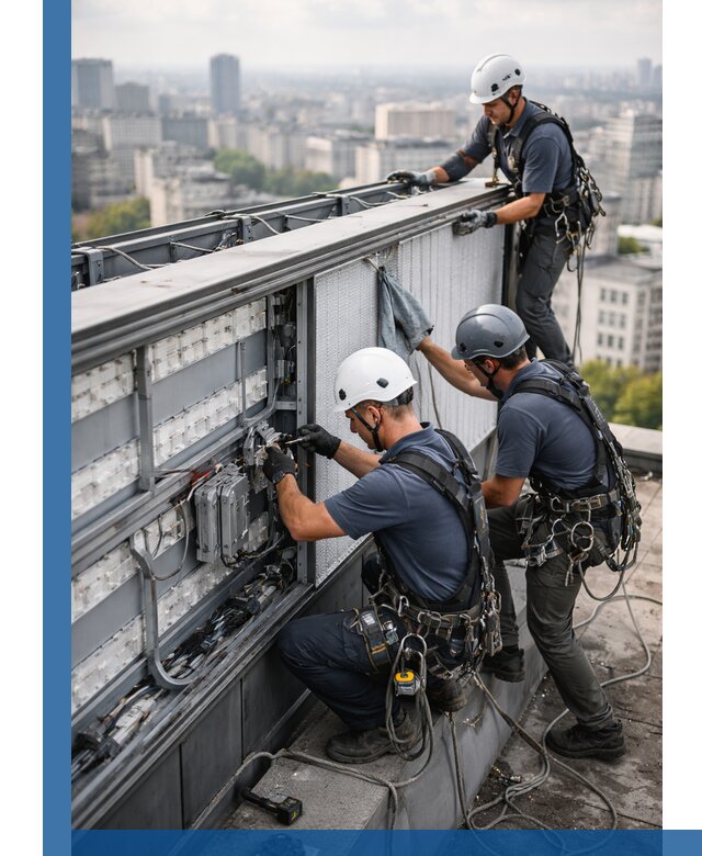 Профессиональное обслуживание крышной рекламы в Миассе под ключ