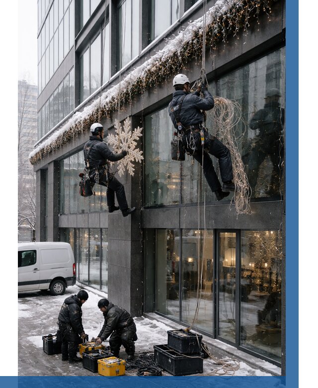 Демонтаж новогоднего оформления в Миассе от 5594 р. | ВЫСОТНИК-Мсс