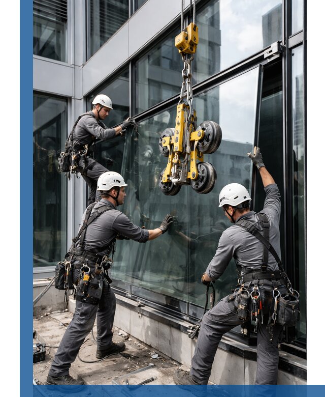 Структурное остекление фасадов в Миассе монтаж и обслуживание