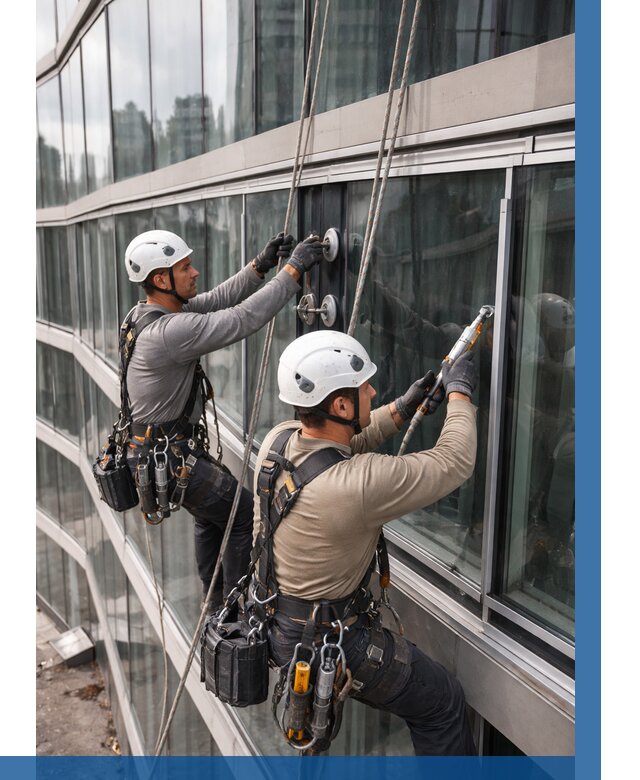 Радиусное остекление фасада в Миассе от 12204 р. | ВЫСОТНИК-Мсс