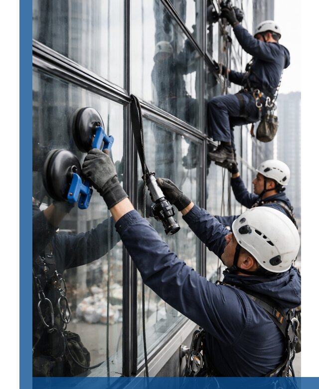 Радиусное остекление фасадов под ключ в Миассе с гарантиями