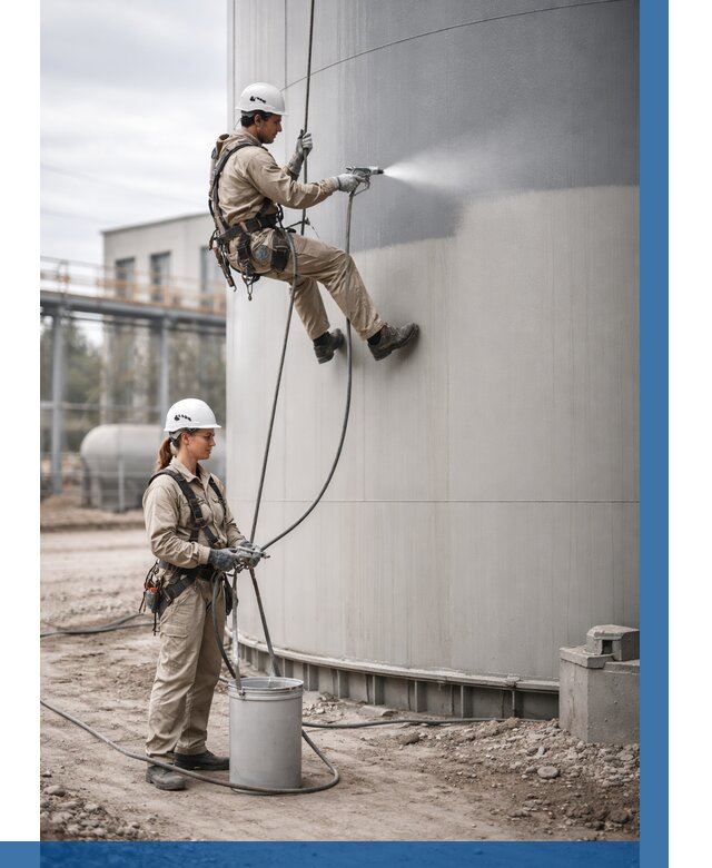 Покраска резервуаров в Миассе от 1220 р. | ВЫСОТНИК-Мсс — заказать