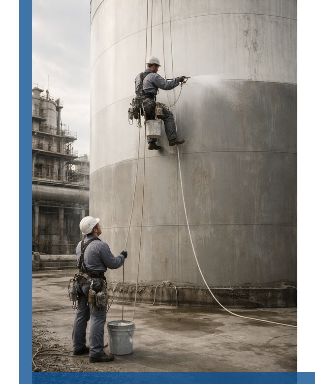 Покраска стальных резервуаров и емкостей в Миассе профессионально