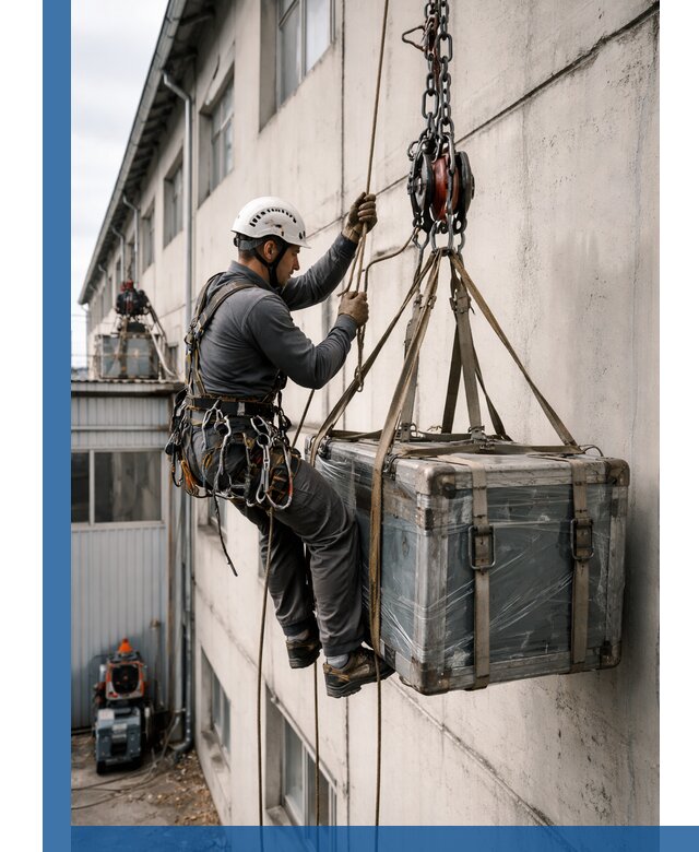 Подъем грузов на высоту в Миассе для промышленных объектов