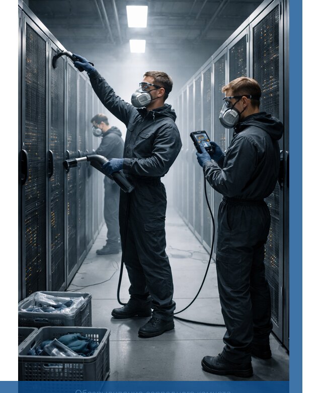 Обеспыливание серверной комнаты в Миассе от 4577 р. | ВЫСОТНИК-Мсс