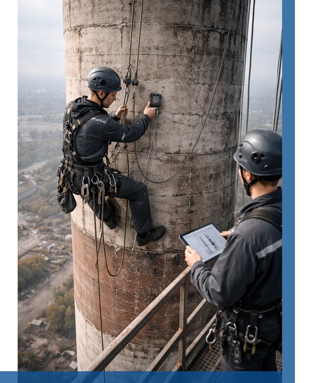 Обследование дымовой трубы в Миассе от 8136 р. | ВЫСОТНИК-Мсс